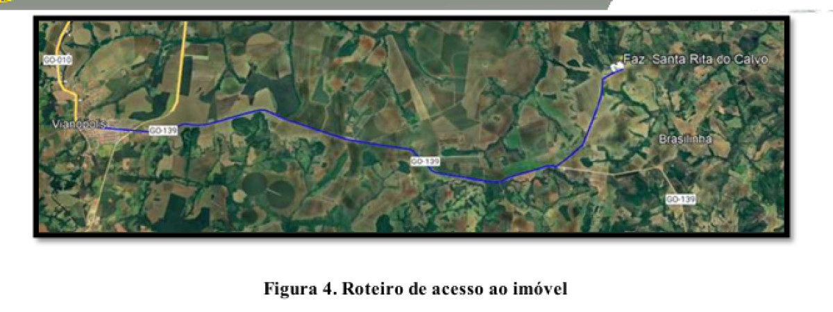 Imagem do imóvel IMÓVEL RURAL LOCALIZADO NO MUNICÍPIO DE VIANÓPOLIS/GO, REGISTRADO SOB A MATRÍCULA Nº 4.093.