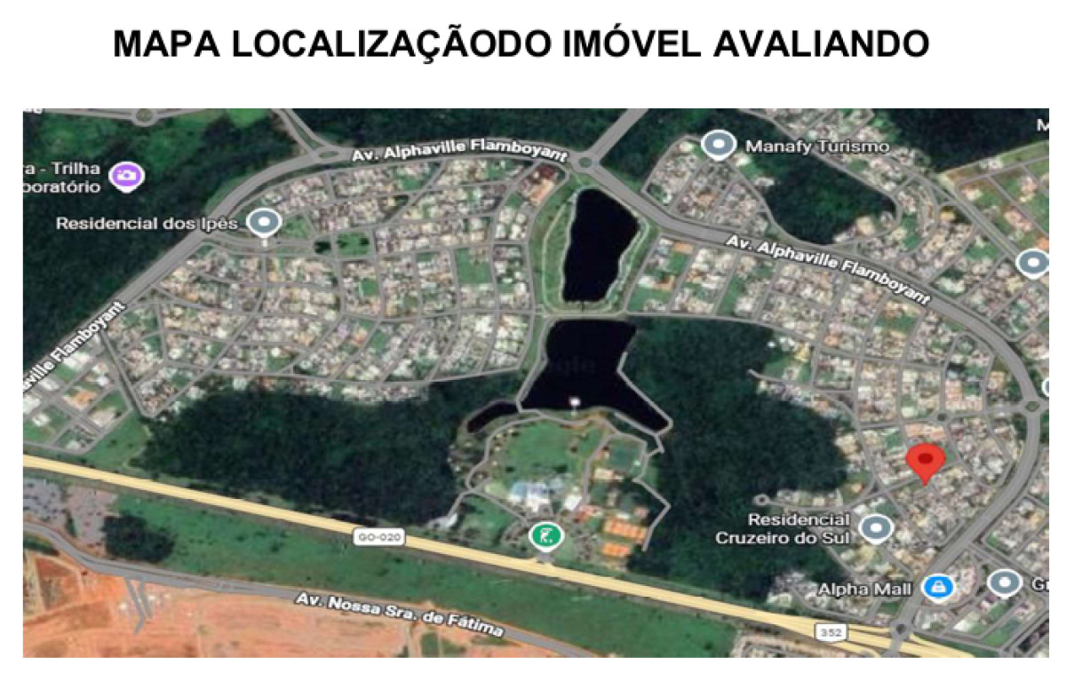 LOTE DE TERRAS NO CONDOMÍNIO ALPHAVILLE - GOIÂNIA/GO, localizado em Goiânia - GO