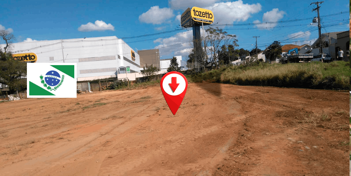 Terreno urbano de esquina com 4.620m² – Vila Madureira – Nova Rússia – Ponta Grossa/PR