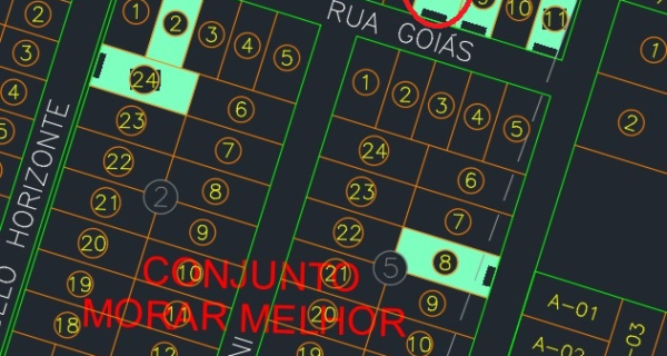 Lote de terras Data 08 – Quadra 01 – Tamanho 210,00 metro quadrados – Conjunto Morar Melhor – Matricula 4.390