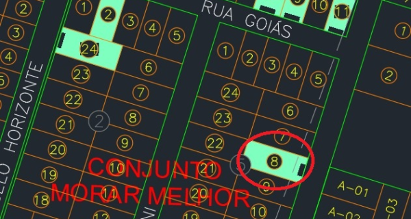 Lote de terras Data 08 – Quadra 05 – Tamanho 264,50 metro quadrados – Conjunto Morar Melhor – Matricula 4.481