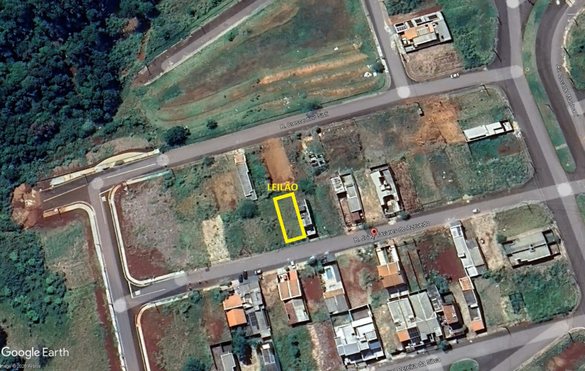 Lote 17 - DATA DE TERRAS n. 29, da quadra n. 03, com a área de 250,00m2, localizado em Londrina - PR, bairro Jardim Tenerife