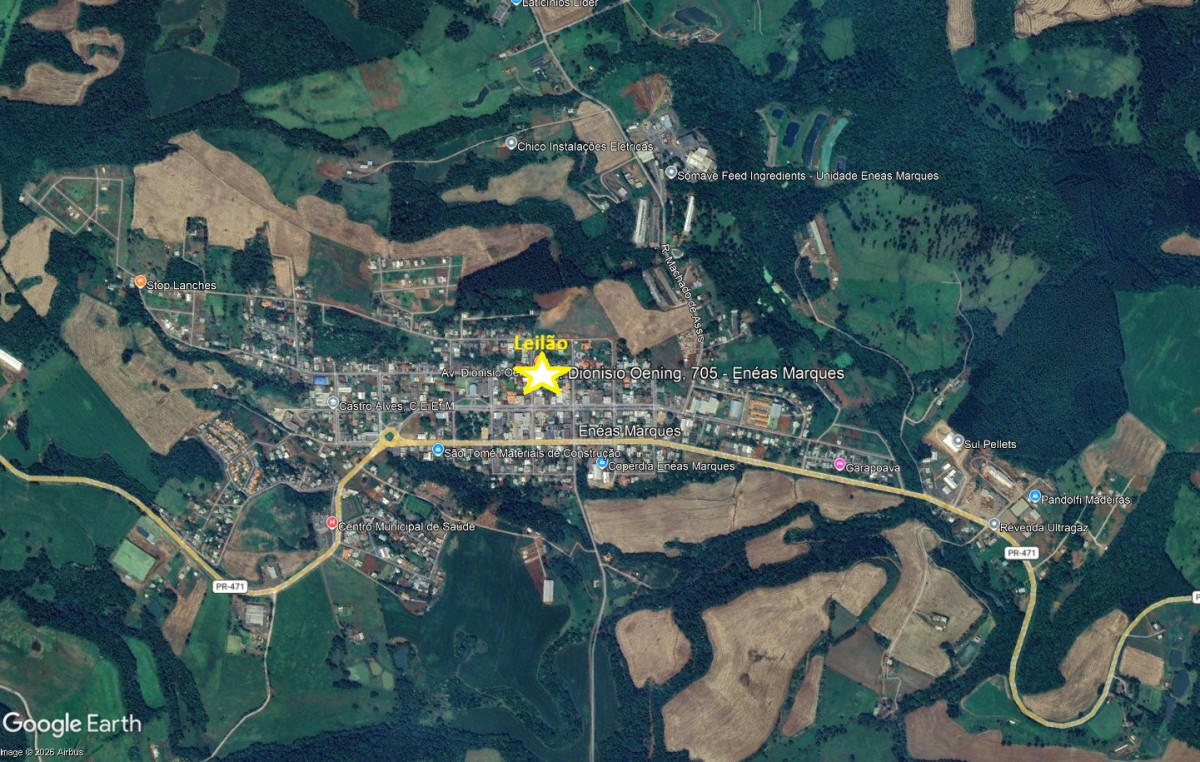 Lote Urbano nº 11 (onze), da Quadra nº 16 (dezesseis), localizado em Enéas Marques - PR, bairro Centro