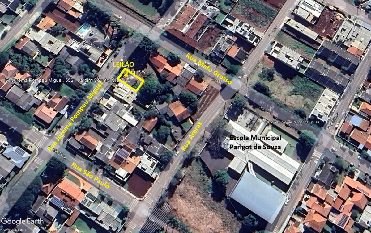 Rua Jurema Pompeo Miguel, nº 552, Jardim Country Club, Campo Mourão - PR