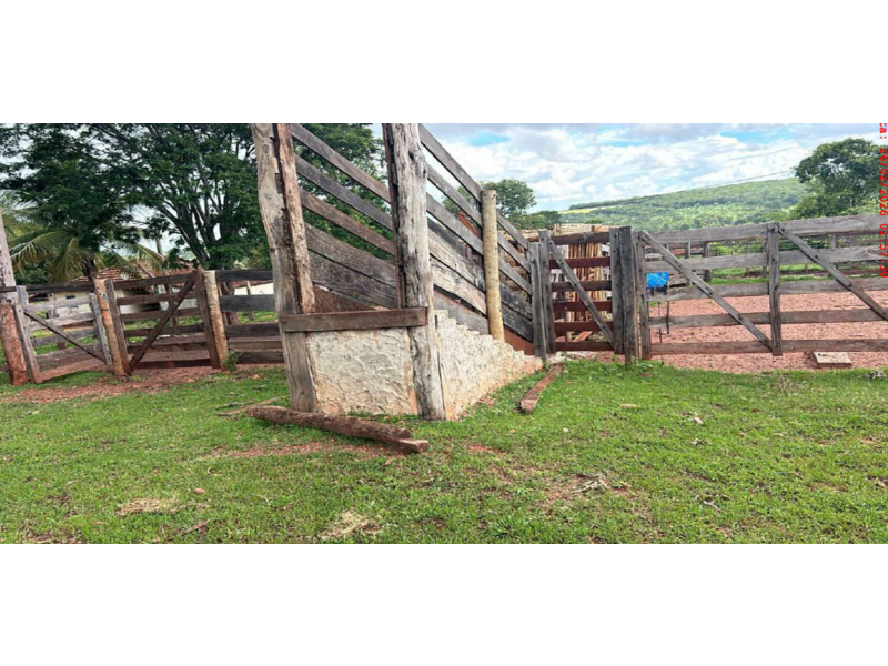FAZENDA 68,30 ALQUEIRES COM CURRAL E 4 TANQUES PARA CRIAÇÃO DE PEIXES - PALESTINA DE GOIÁS/GO, localizado em Palestina De Goiás - GO