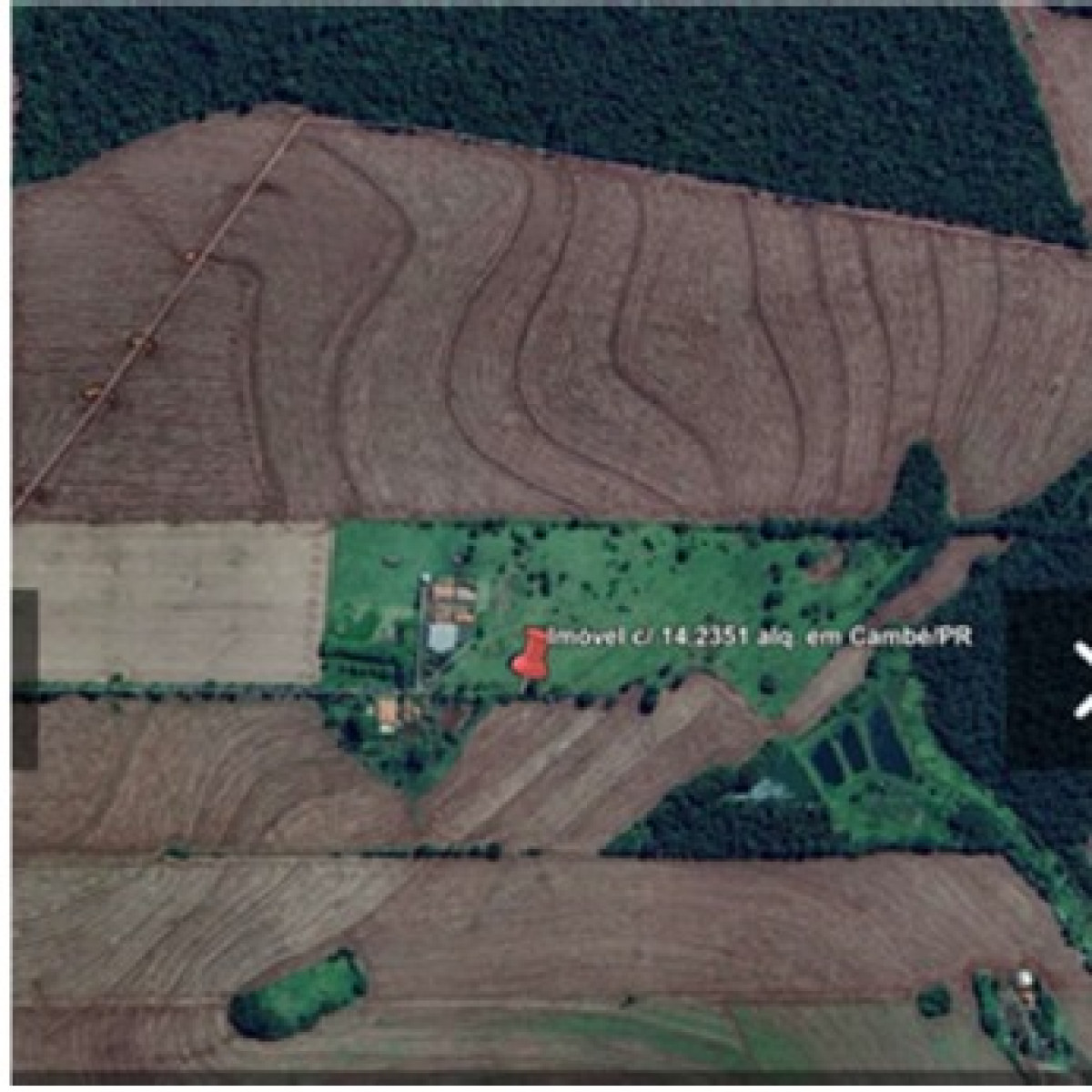 Imóvel rural em cambé/pr com 34,4489 hectares