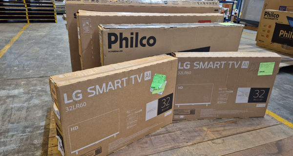 5 TVS COM TELAS QUEBRADAS MULTIMARCAS