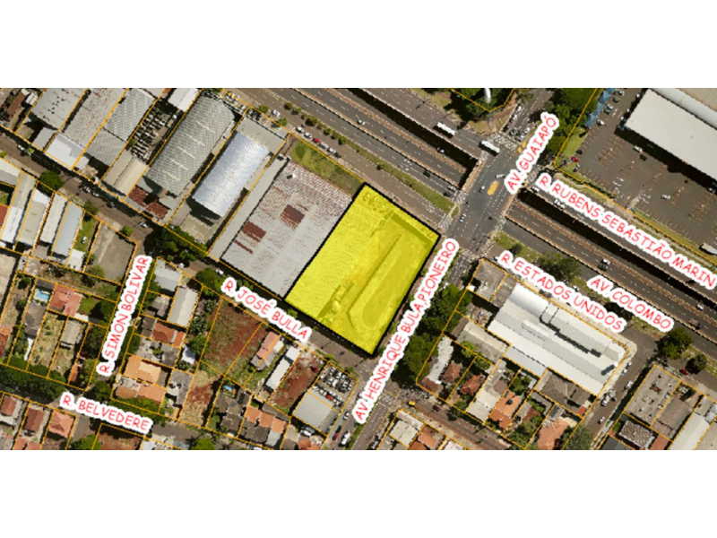 Lote 1 - Barracão comercial - 4.104,76m² - Rua Estados Unidos, 1979 - Vila Nova - Maringá/PR