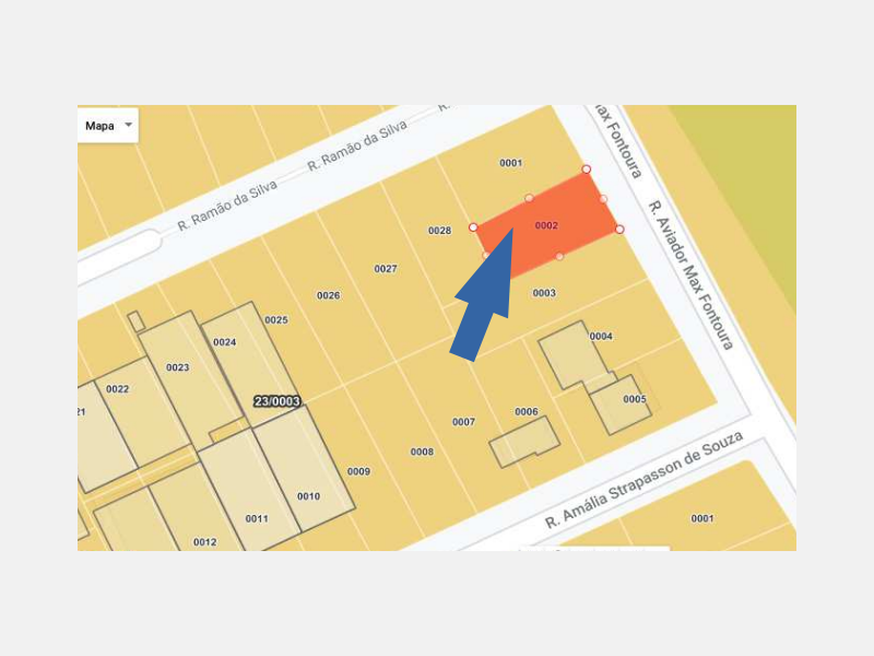Lote de terreno 2, da quadra 3 - Área 638,99m² - Rua Aviador Max Fontoura, s/n, Colombo/PR