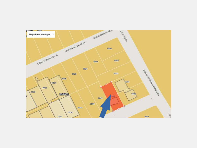 Lote de terreno 6, da quadra 3 - Área 608,30m² - Rua Amália Strapasson de Souza, 408 - Mauá - Colombo/PR