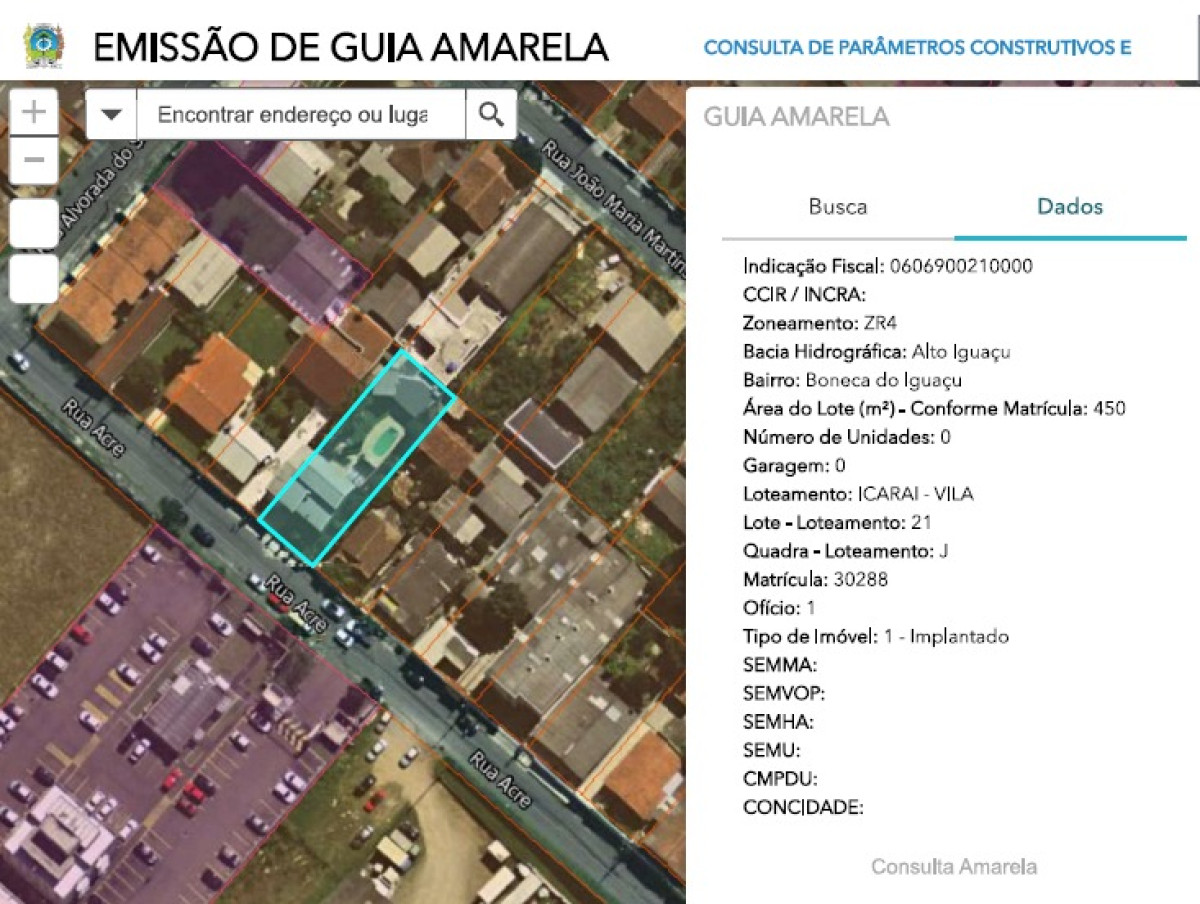 TERRENO no Afonso Pena, localizado em São José Dos Pinhais - PR