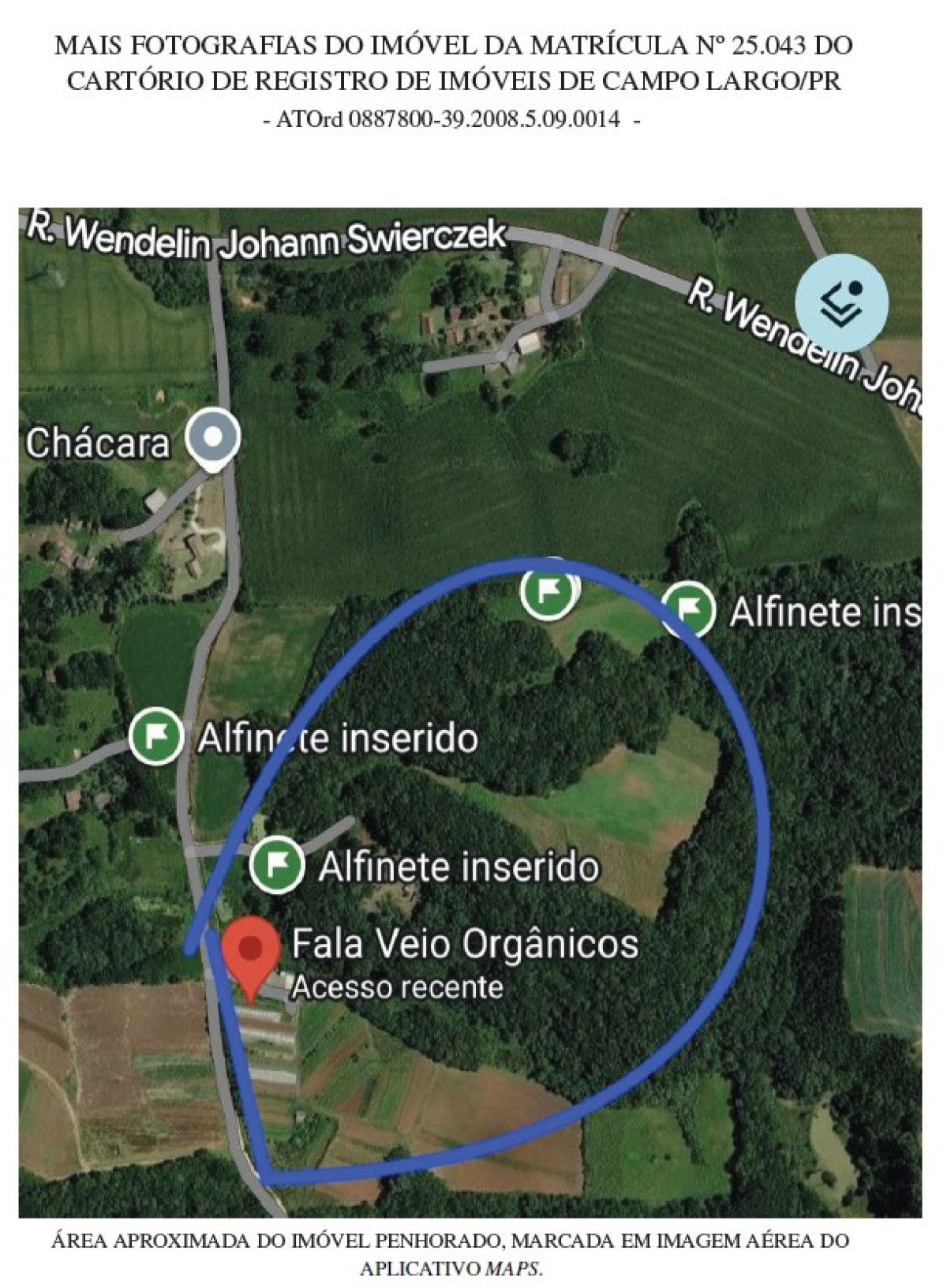 Área de terreno rural
